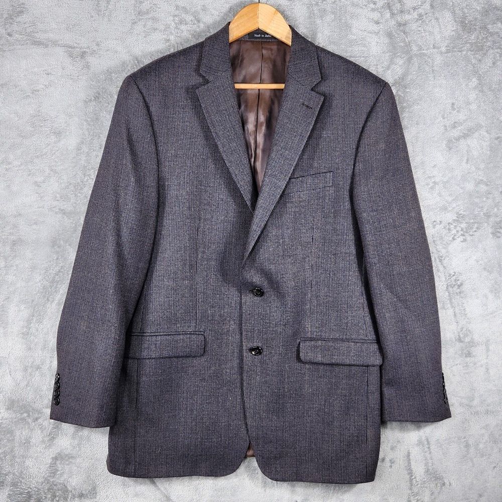 Ralph Lauren Men's Blazer 42L Brown 100% Wool Sport Coat‎